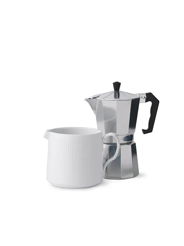 Royal Copenhagen Vit Riflet, kanna 70 cl