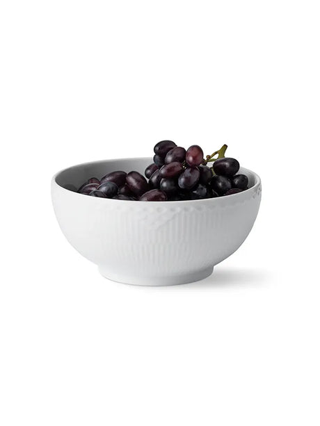 Royal Copenhagen Hvid Halvblonde, skål 110 cl, 18 cm - 2 - Jacobsen Plus