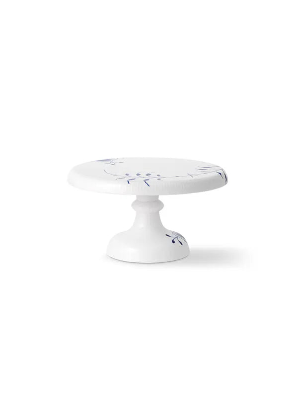 Royal Copenhagen Blå Mega Riflet, fat på fot 23 cm - 3 - Jacobsen Plus