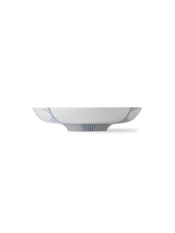 Royal Copenhagen Blå Mega Riflet, fat 34 cm - 4 - Jacobsen Plus
