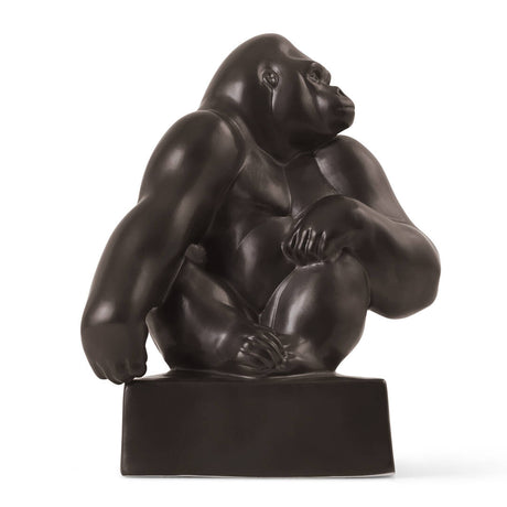 Gorilla dekorationsfigur grafit 20,5 cm från Royal Copenhagen - Jacobsen Plus