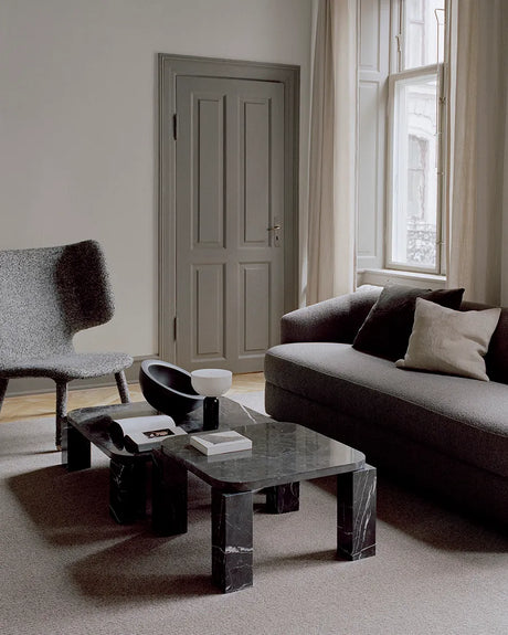 Atlas Soffbord 820x820, Costa Black Marble från New Works - 2 - Jacobsen Plus