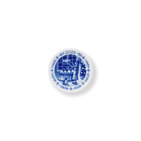 Blå samlarartiklar, Julplakett 2026,  8,5 cm från Royal Copenhagen - Jacobsen Plus