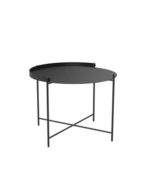 Edge Tray Table, Ø 62 cm från Houe - Muted White - Jacobsen Plus