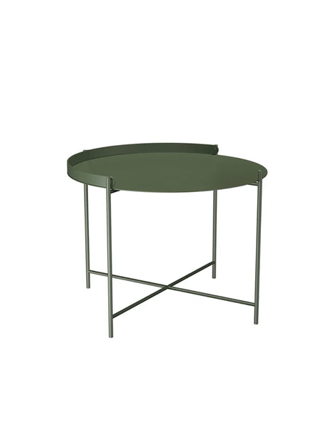 Edge Tray Table, Ø 62 cm från Houe - Muted White - Jacobsen Plus