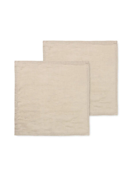 Linneservetter, 2 st från Ferm Living - Naturlig - Jacobsen Plus
