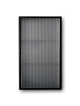 Haze väggskåp, räfflat glas 35x60 från Ferm Living - Black - Jacobsen Plus