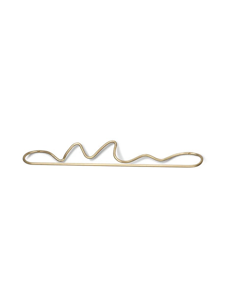 Curvature Handdukshängare från Ferm Living - Brass - Jacobsen Plus
