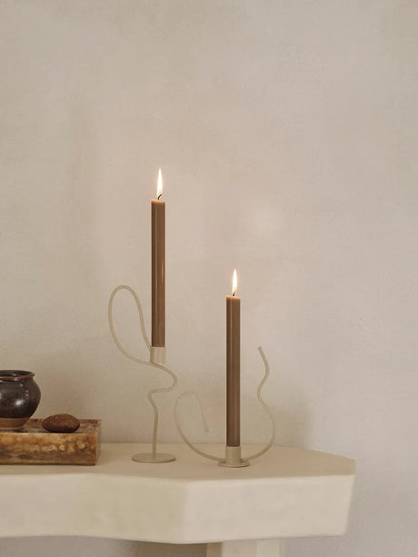 Valse ljusstake, låg från Ferm Living - Black - Jacobsen Plus