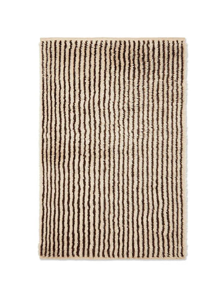 Kami Knotted Rug, kaffe från Ferm Living - 80 x 120 cm - Jacobsen Plus