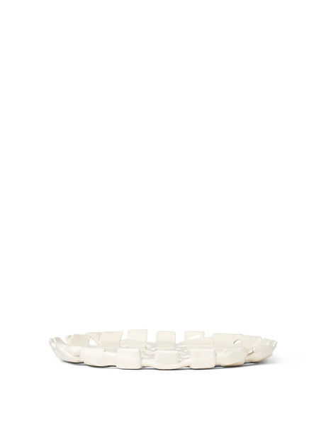 Plait Platter från Ferm Living - Emerald green - Jacobsen Plus