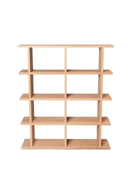 Kona Bokhylla, 2x4 från Ferm Living - Naturfärgad ek - Jacobsen Plus