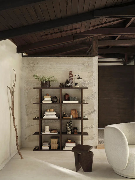 Kona Bokhylla, 2x4 från Ferm Living - Naturfärgad ek - Jacobsen Plus