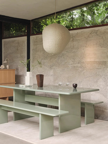 Rink Bänk, 200 cm från Ferm Living - Tea Green - Jacobsen Plus