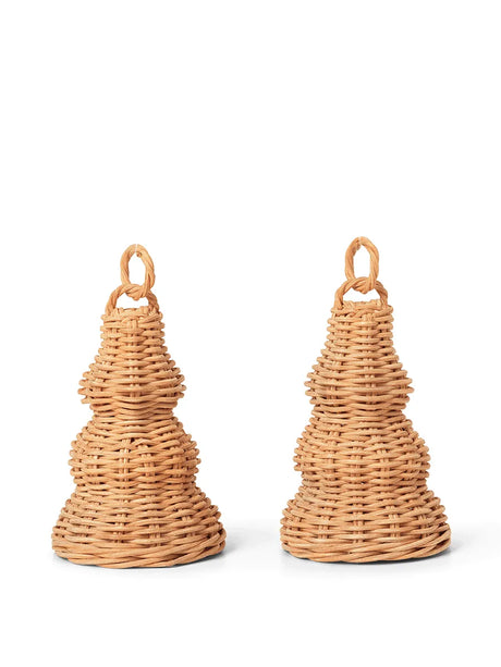 Braided Bell Baubles, set med 2 st. från Ferm Living - Jacobsen Plus