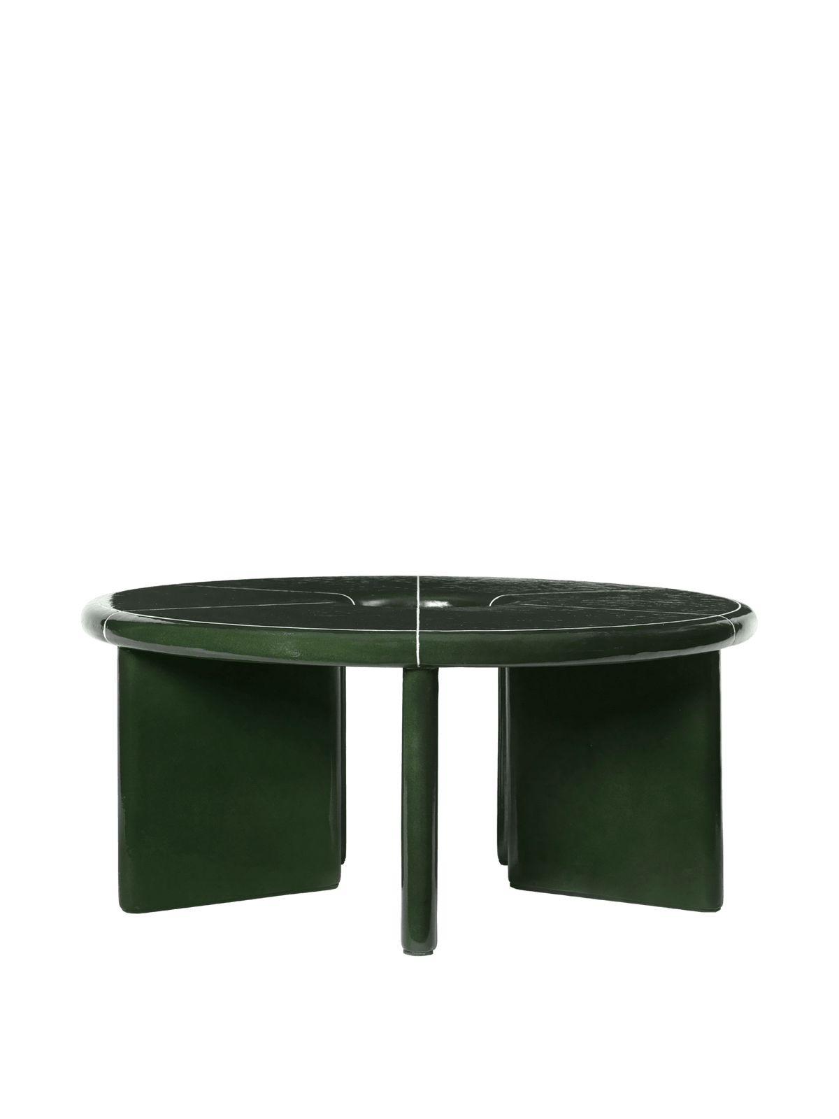Deya utomhussoffbord, Ø80 från Ferm Living - Dark Green - Jacobsen Plus