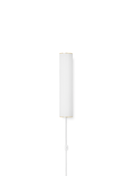 Vuelta vägglampa II 40, vit/mässing från Ferm Living - 4 - Jacobsen Plus