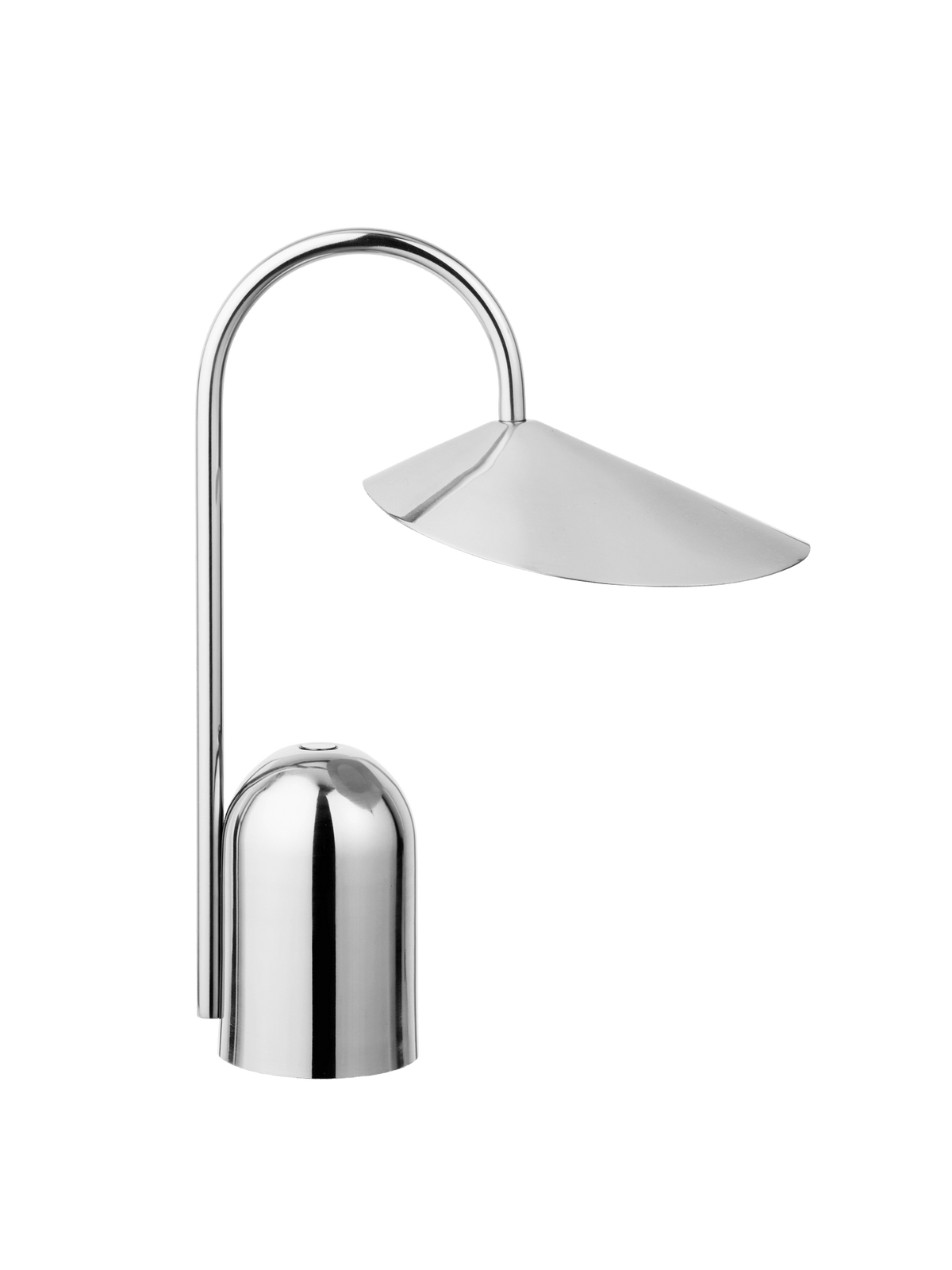 Arum Bärbar bordslampa från Ferm Living - Stainless steel - Jacobsen Plus