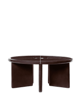 Deya utomhussoffbord, Ø80 från Ferm Living - Chestnut Brown - Jacobsen Plus