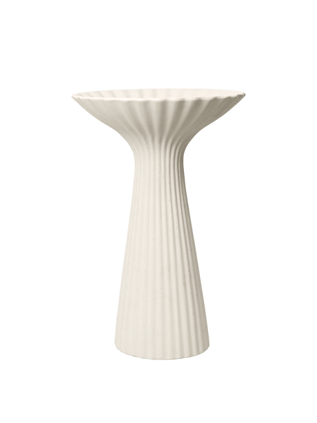Fountain Skål på fot, Elfenben från Ferm Living - Jacobsen Plus