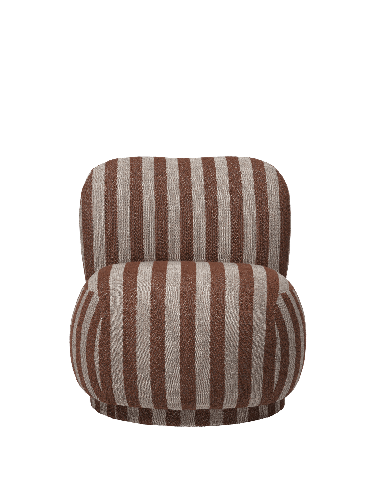 Rico Lounge Chair Piccolo från Ferm Living - Louisiana Sand/Chocholate - Jacobsen Plus