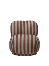 Rico Lounge Chair Piccolo från Ferm Living - Louisiana Sand/Chocholate - Jacobsen Plus