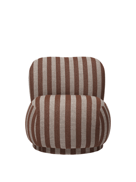 Rico Lounge Chair Piccolo från Ferm Living - Louisiana Sand/Chocholate - Jacobsen Plus