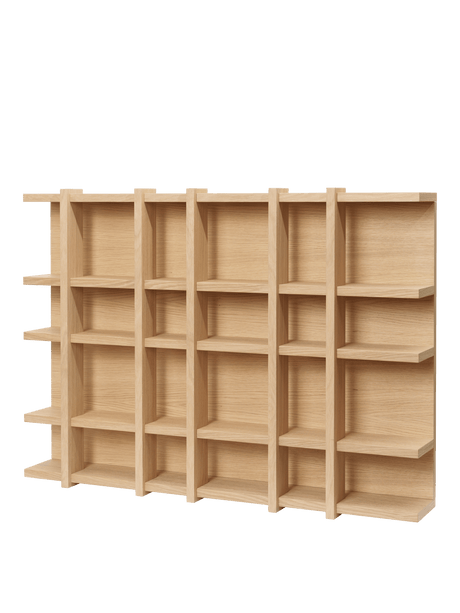 Tilem Bokhylla, 6 x 4 från Ferm Living - Natural Oak - Jacobsen Plus