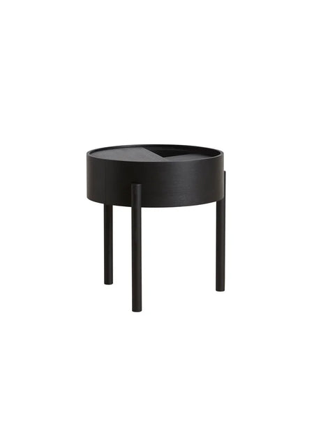 Arc Sidobord från Woud - Black painted ash - Jacobsen Plus