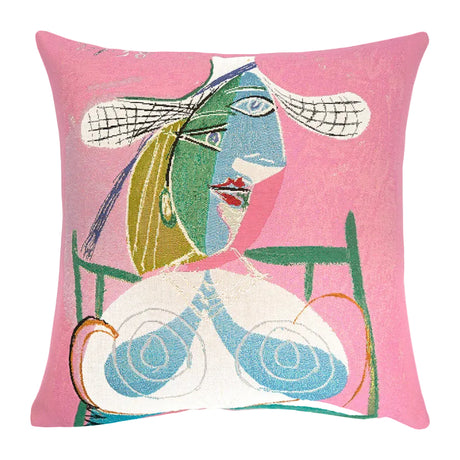 Picasso Femme assise au chapeau de paille Kudde från Poulin Design - 1 - Jacobsen Plus