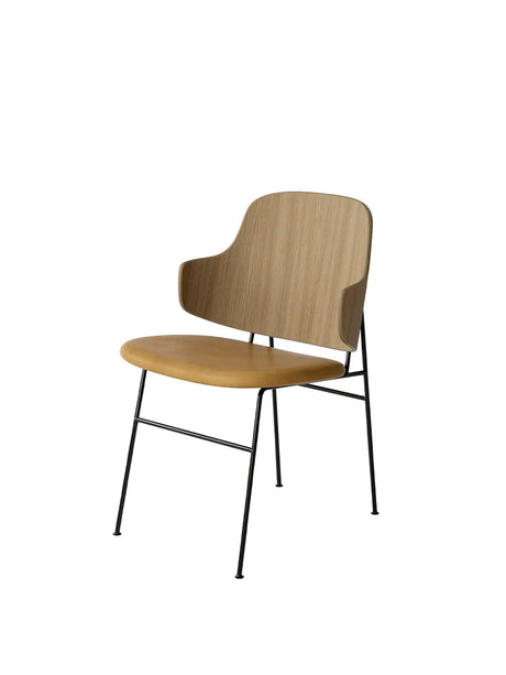 The Penguin matstol, läder från Audo Copenhagen - Walnut / Dakar 0250 - Jacobsen Plus