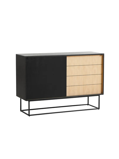 Virka Högt Sideboard från Woud - Ek-eg - Jacobsen Plus