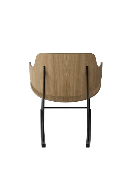 The Penguin Rocking Chair, Fanér från Audo Copenhagen - Naturlig ek - Jacobsen Plus