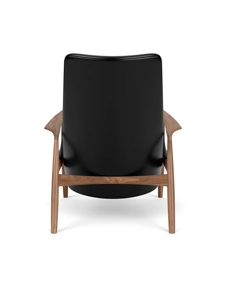 The Seal Lounge Chair, High Back från Audo Copenhagen - Valnöt - Dakar 0842 - Jacobsen Plus