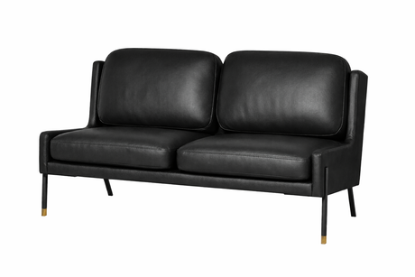 Blink 2-pers. soffa, Bellagio Black 7925 Black sand/gold från Stellar Works - 1 - Jacobsen Plus