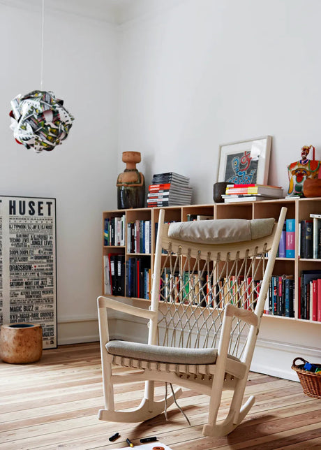PP124 Gungstol av Hans J. Wegner - Standardstof / Ek / Såpbehandlad - Jacobsen Plus