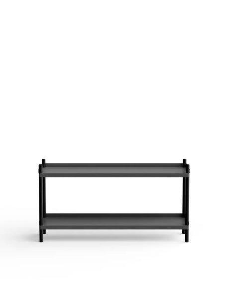 BOLT Hyllsystem 1000 från Nine - 2 hyllor - vit-natur eg - Jacobsen Plus