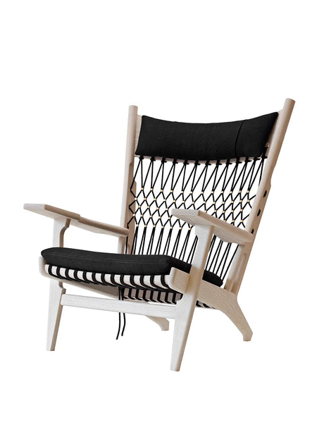 PP129 Nätstol av Hans J. Wegner - Standardstof / Ek / Såpbehandlad - Jacobsen Plus