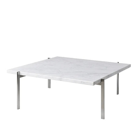 PK61 Soffbord, vit marmor av Poul Kjærholm - Jacobsen Plus
