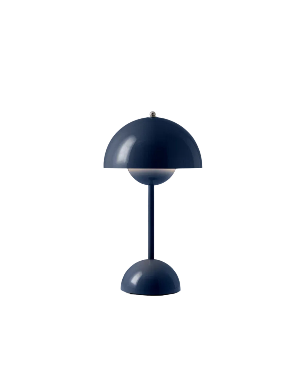 Flowerpot VP9 portabel bordslampa av Verner Panton - Steel Blue - Jacobsen Plus