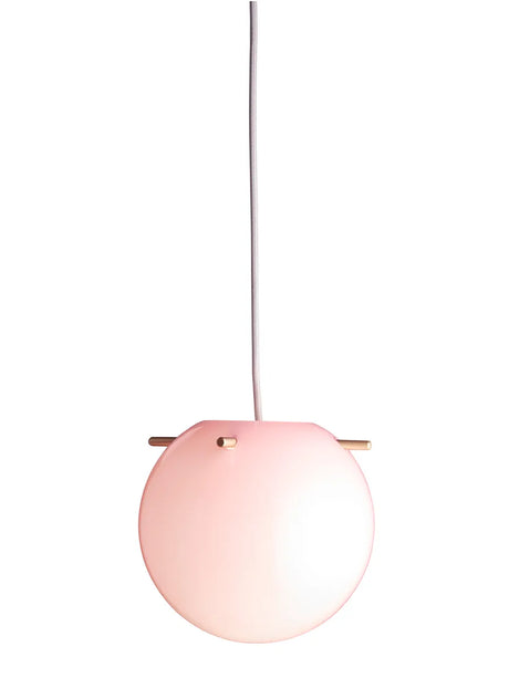 Koi Pendel, rosa/mässing Ø25 från Frandsen - Jacobsen Plus