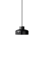 Litet svart Lacquer-hänge från Nine