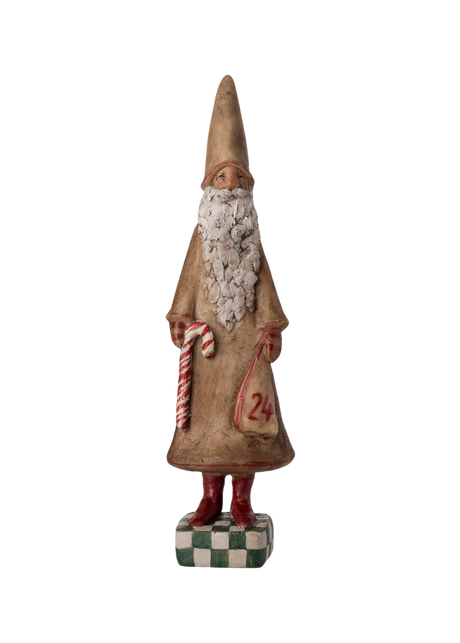 Grand Noël, Nicolaus - Sandfärgad jultomte med käpp och säck från Maileg - 1 - Jacobsen Plus