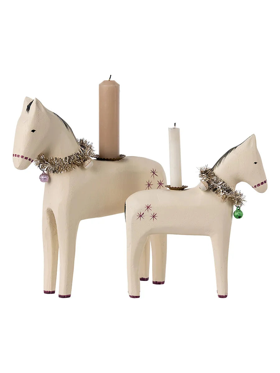 Trähäst Ljusstake, stor från Maileg - 3 - Jacobsen Plus