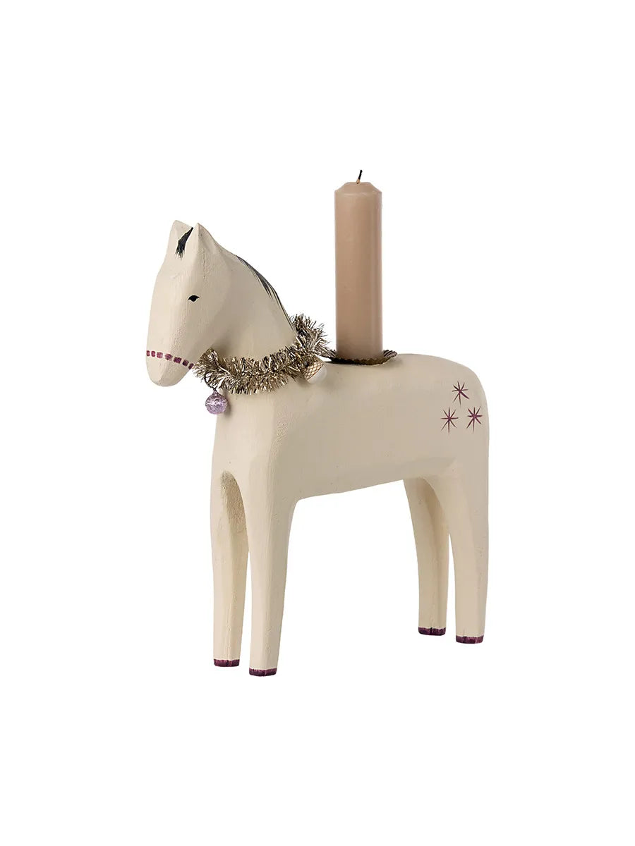 Trähäst Ljusstake, stor från Maileg - 2 - Jacobsen Plus