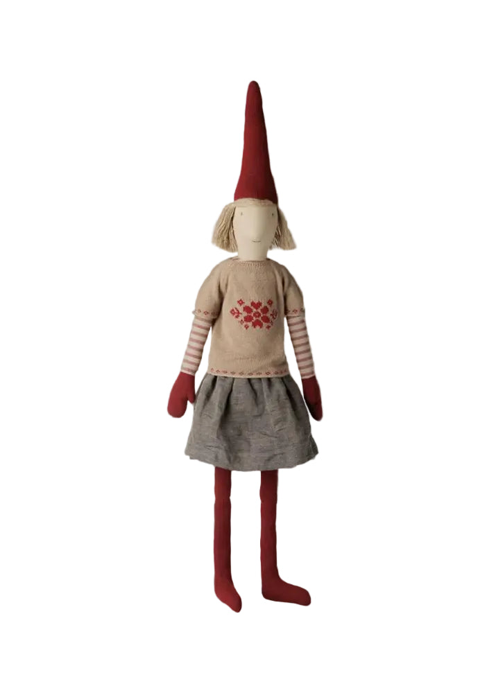 Maileg - Pixy storlek 6, Flicka med stickad blus - 1 - Jacobsen Plus