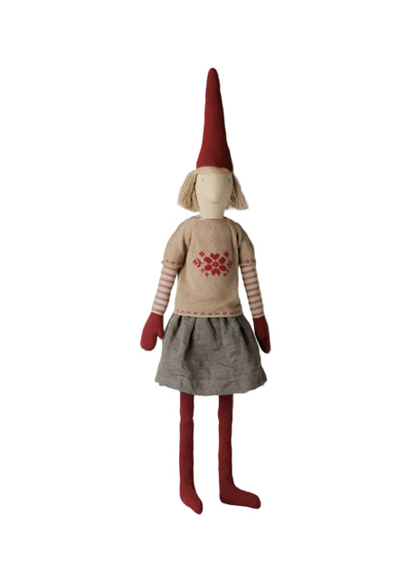 Maileg - Pixy storlek 6, Flicka med stickad blus - 1 - Jacobsen Plus