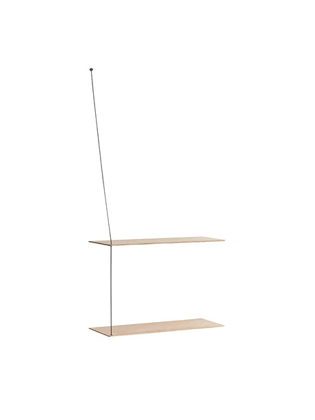 Stedge Shelf, 60 cm från Woud - Sortlakeret - Jacobsen Plus