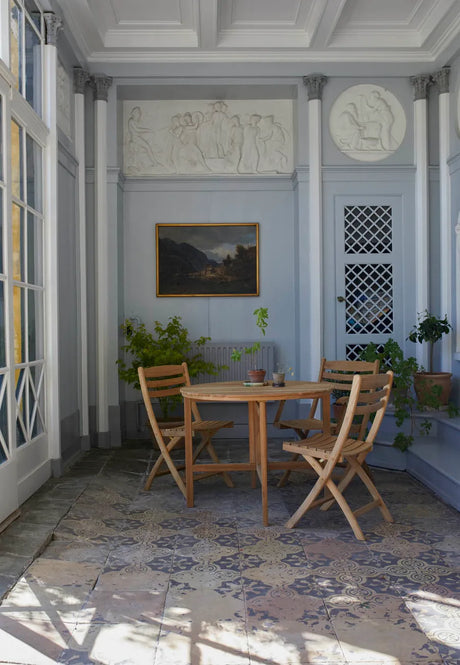 Skagerak Selandia Set, 2 armstolar och Ø 94 bord från Fritz Hansen - 4 - Jacobsen Plus