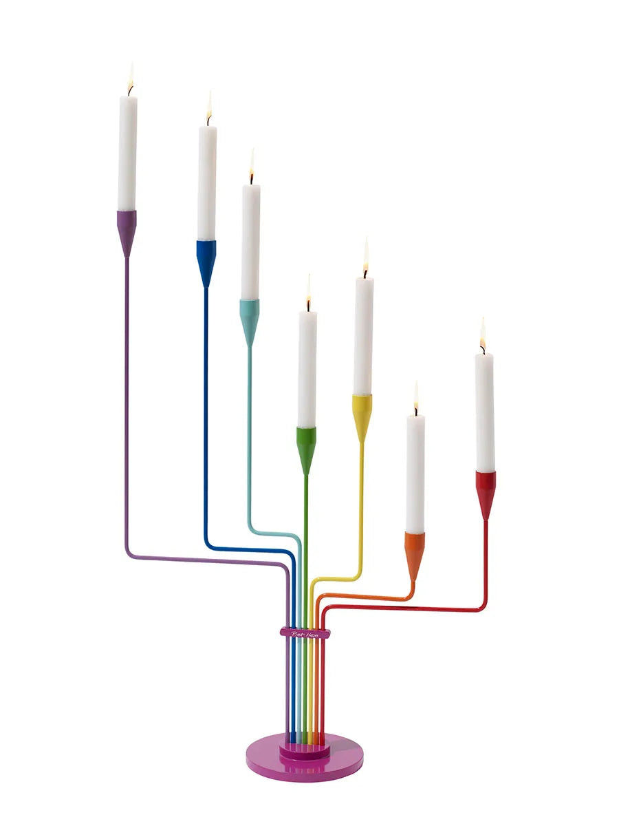 Karlsvognen Table Ljusstake, regnbåge från Piet Hein - 1 - Jacobsen Plus